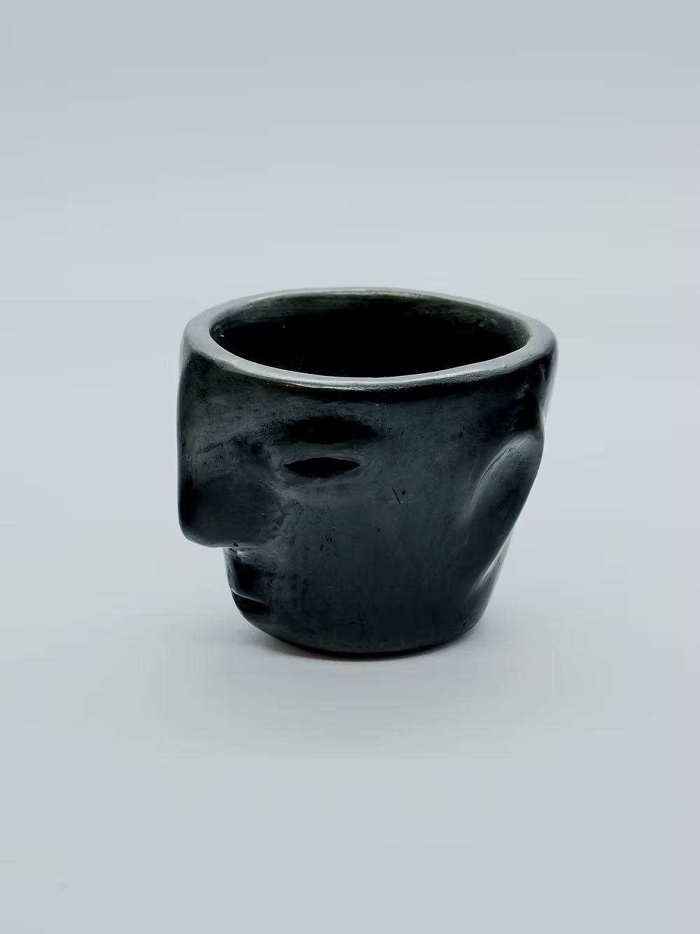 Mayan Tequila Shot made of Black Clay