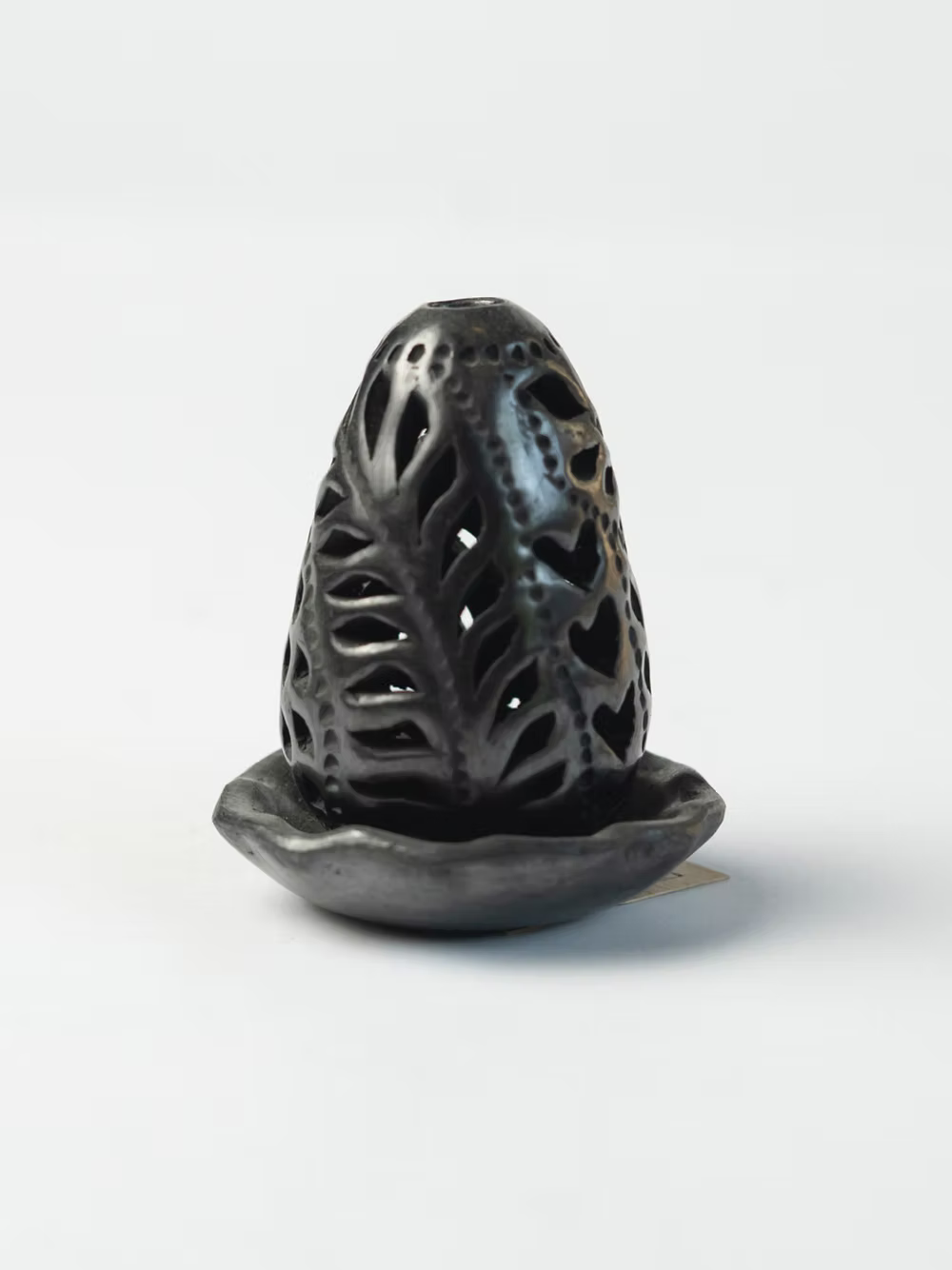 Incense holder made of Black Clay