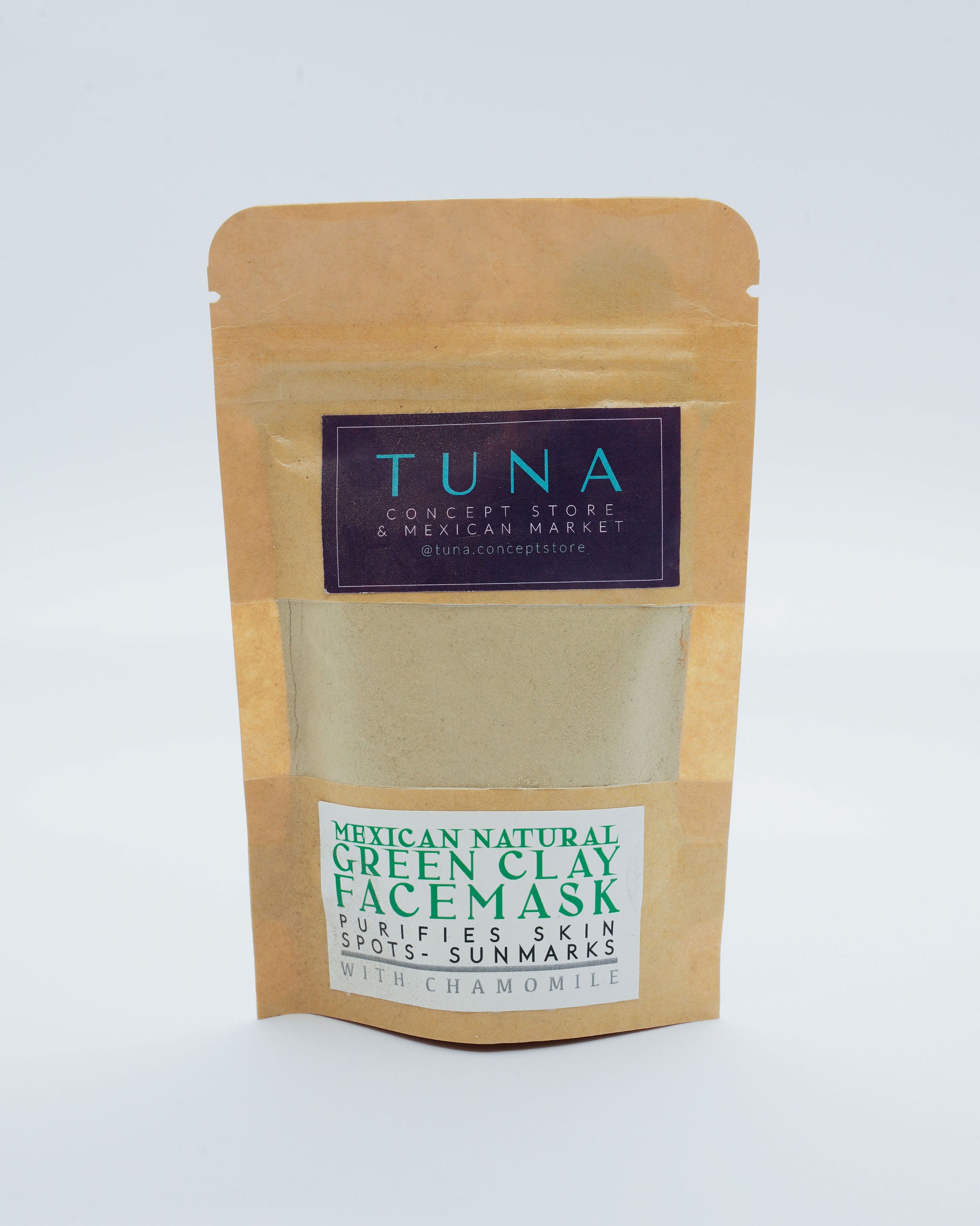 Mexican Natural Green Clay Facemask – Deep Cleansing & Purifying